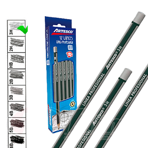 Lapiz Artesco 3H