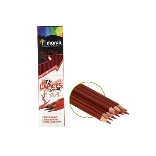 lapiz rojo marfil