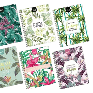 cuaderno argollado pequeño