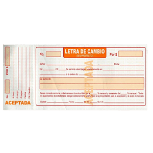 letra de cambio