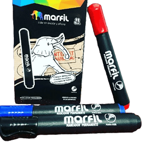 marcador permanente marfil