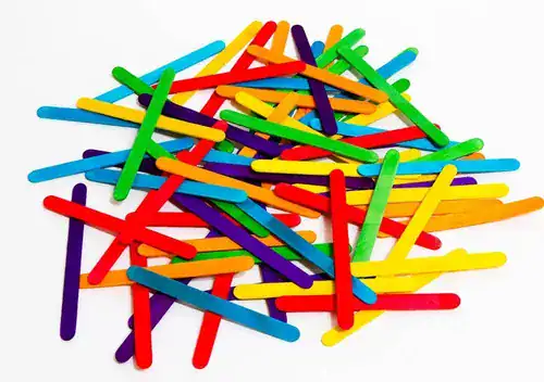 palos de paleta de colores